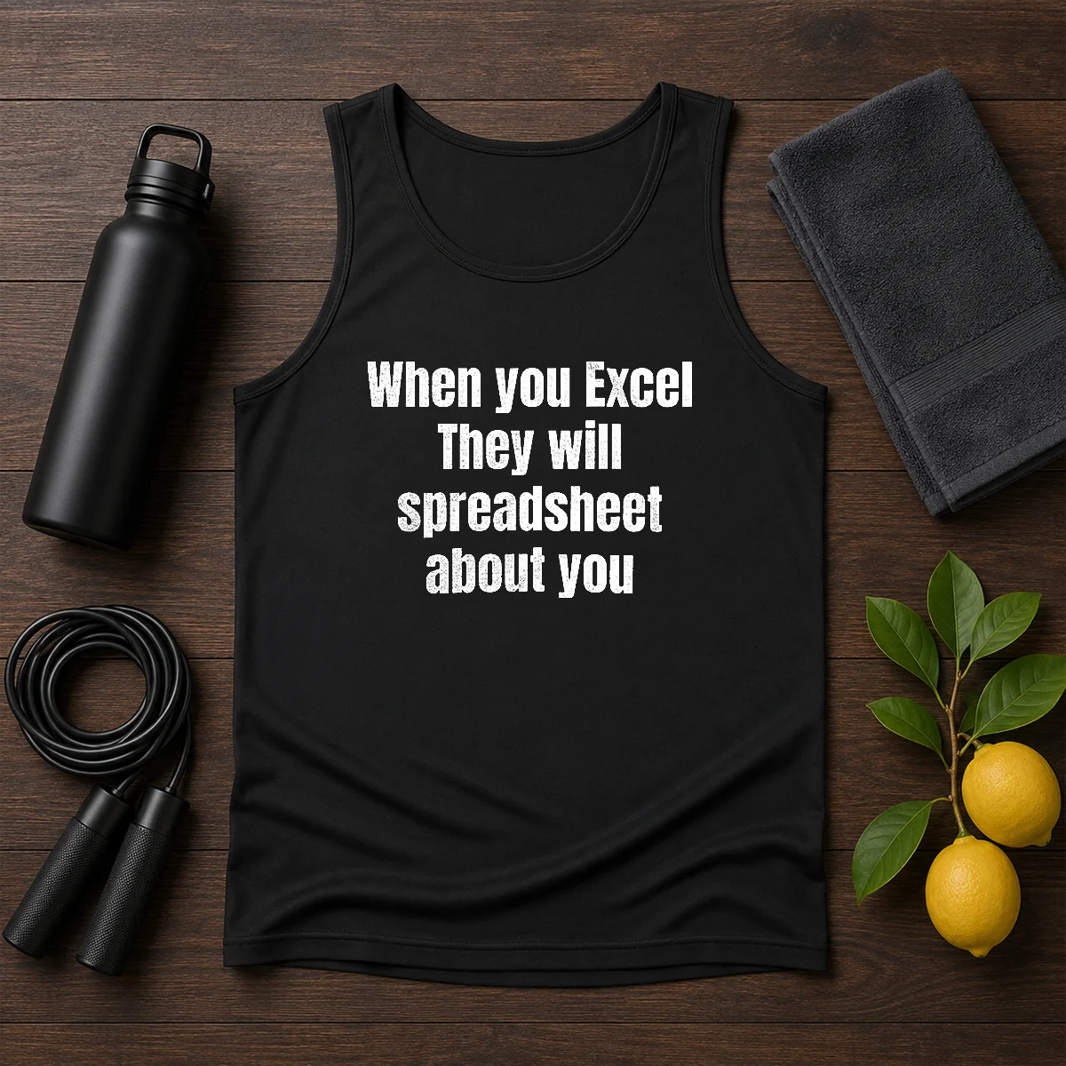 Pretty When You Excel They Will Spreadsheet About You Tank Top