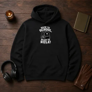 Top Back To School Ready To Rule Silhouette Hoodie