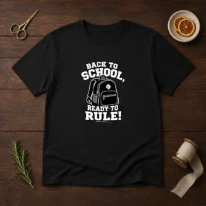 Top Back To School Ready To Rule Silhouette
