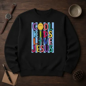 Top Cool Kids Love Jesus Sweater