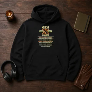 Top Gen X Games 1965 1980 Red Hot Metal Slides Hoodie