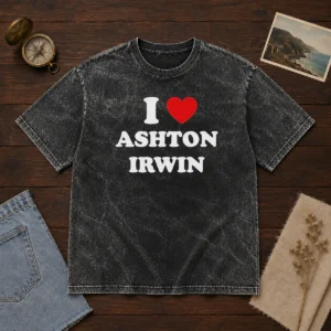 Top I Love Ashton Irwin Washed T-Shirt
