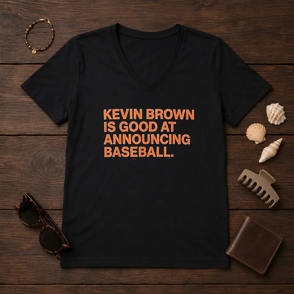 Top Kevin Brown Is Good At V-Neck Shirt Top Kevin Brown Is Good At V-Neck Shirt