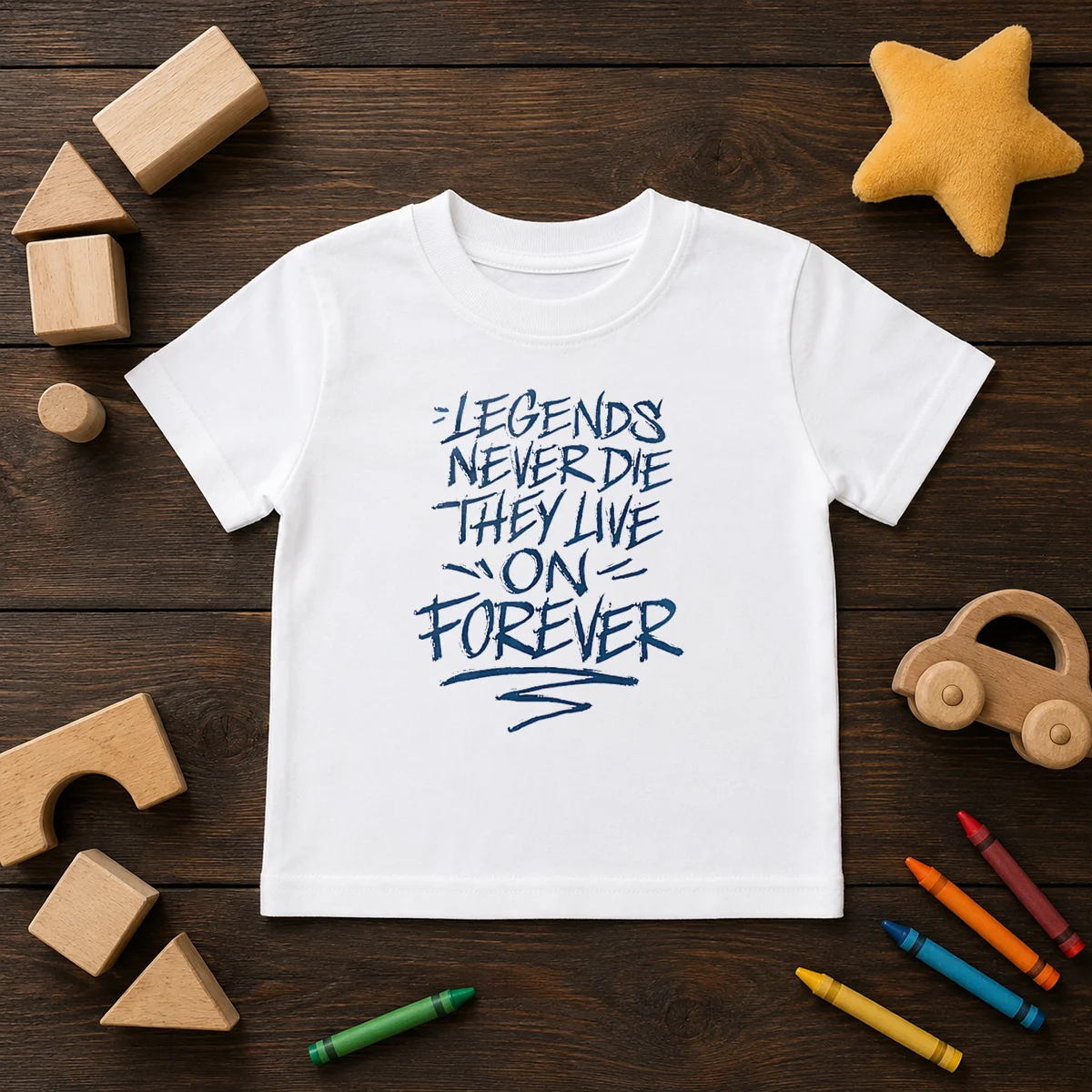 Top Legends Never Die They Live On Forever Kids T-Shirt