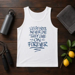 Top Legends Never Die They Live On Forever Tank Top