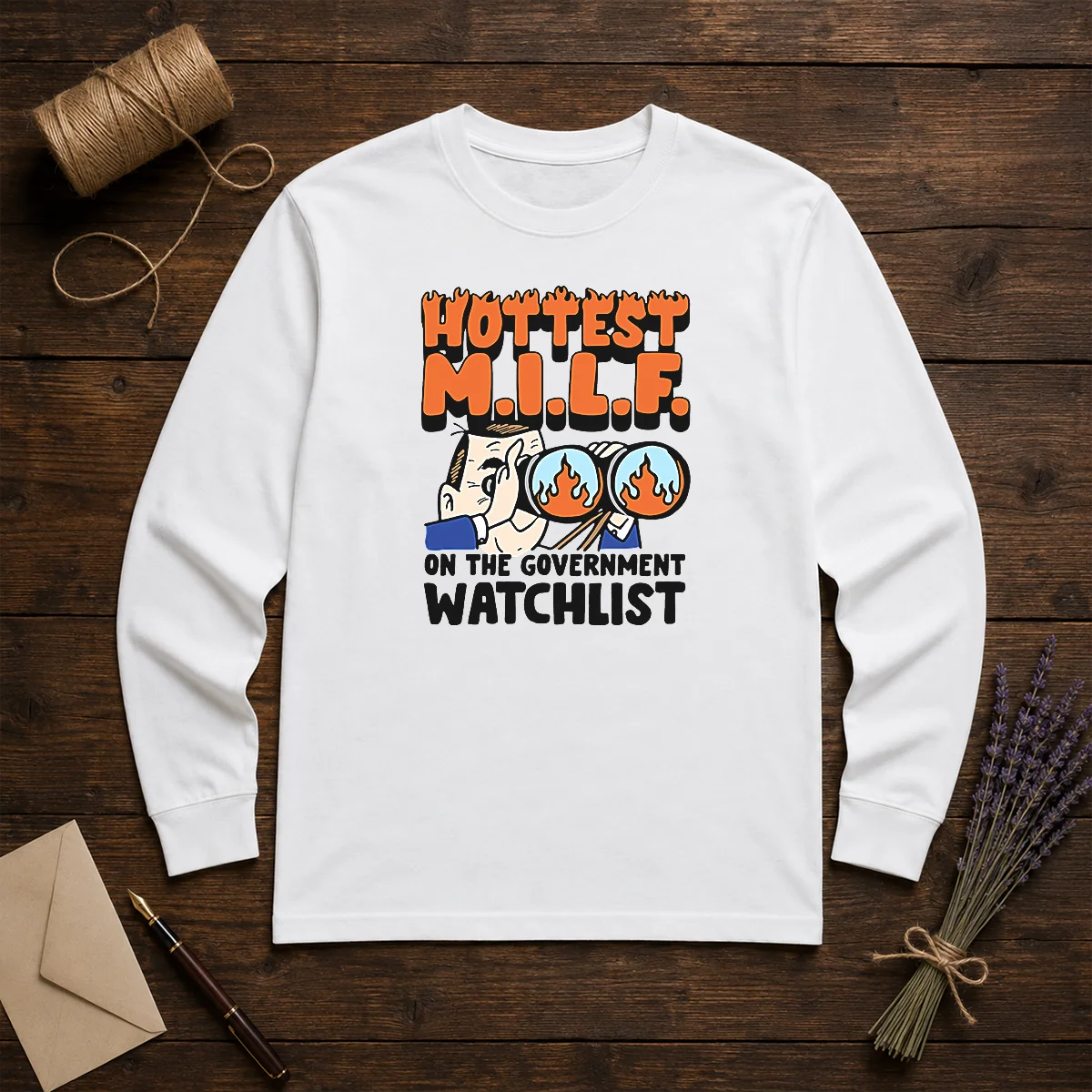 Top MILF Ivory Long Sleeve Shirt