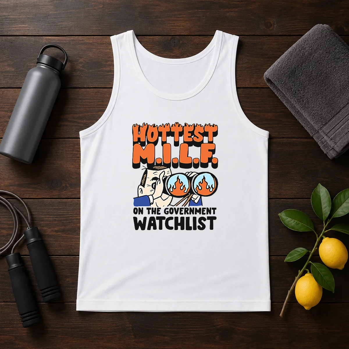 Top MILF Ivory Tank Top