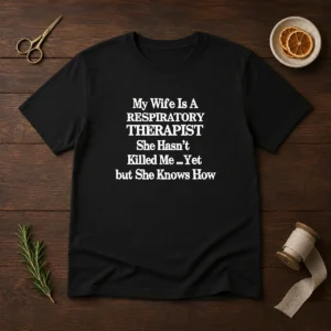 Top My Wife Is A Respiratory Therapist She Hasn'T Killed Me Yet But She Knows How
