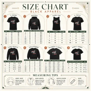 Top Spatula City Classic size chart showing measurements in inches and cm for accurate fit