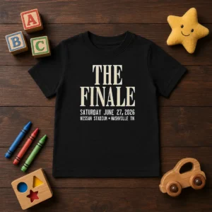 Top The Finale Saturday June 27 2026 Nissan Stadium Nashville TN Kids T-Shirt