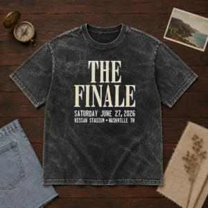 Top The Finale Saturday June 27 2026 Nissan Stadium Nashville TN Washed T-Shirt