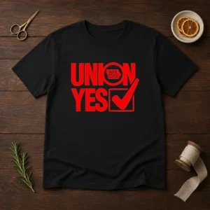 Top Union Yes AFL Clo T shirt in classic fit with crew neck and short sleeves