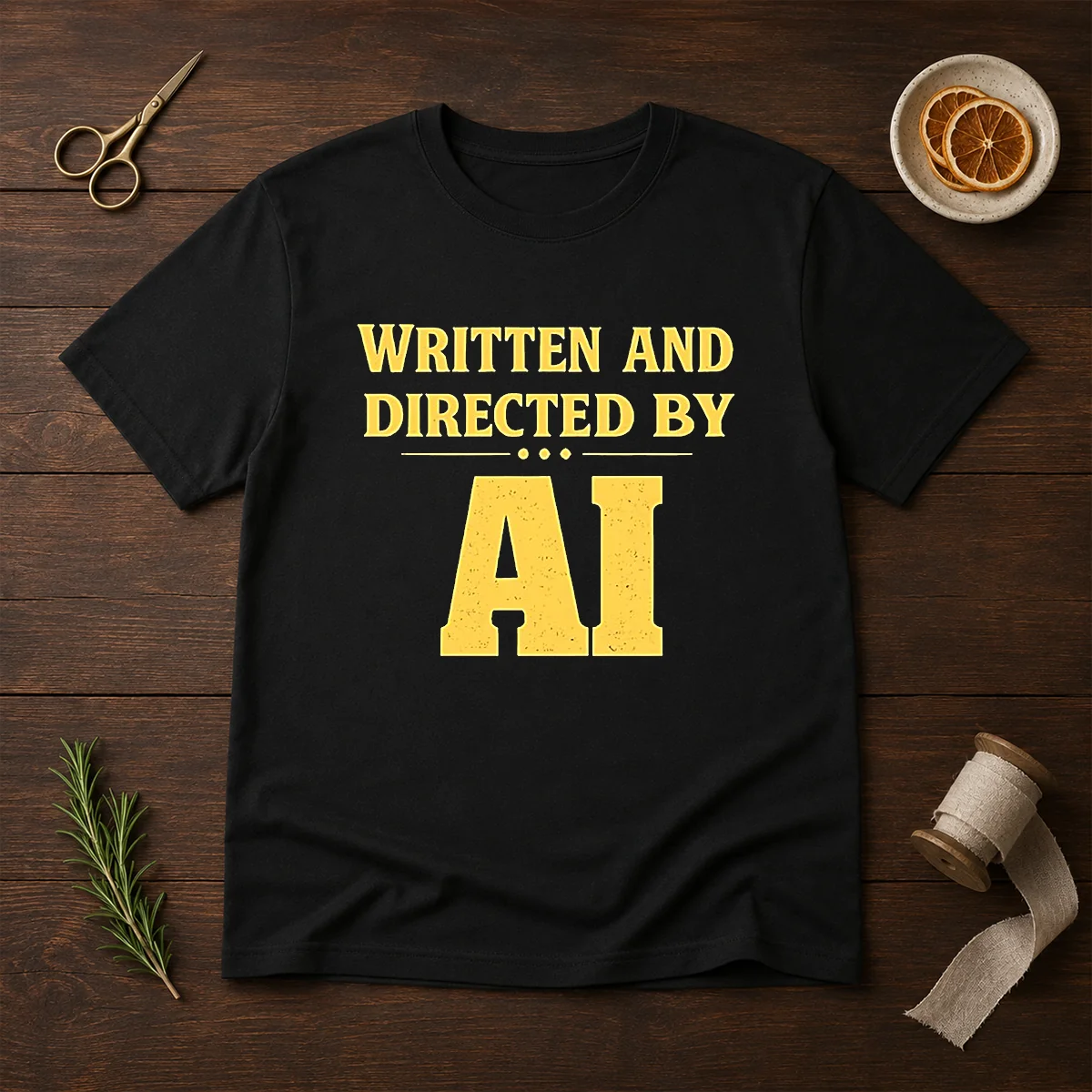 Top Written And Directed By AI Shirt Top Written And Directed By AI Shirt