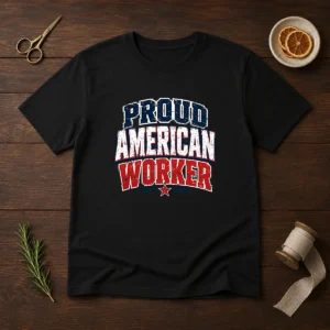 Funny Proud American Worker Labour Day Streetwear