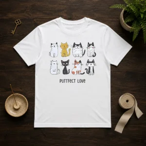 Funny Purrfect Love Cat 2026