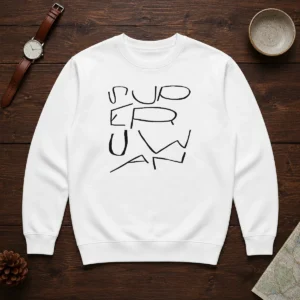 Funny Superhuman Superhuman Logo Hirt Sweater