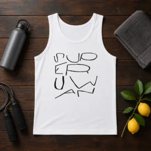 Funny Superhuman Superhuman Logo Hirt Tank Top