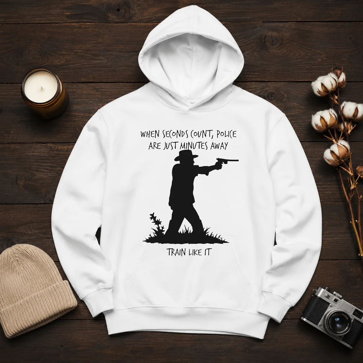 Funny When Seconds Count Police Are Just Minutes Away Train Like It Hoodie