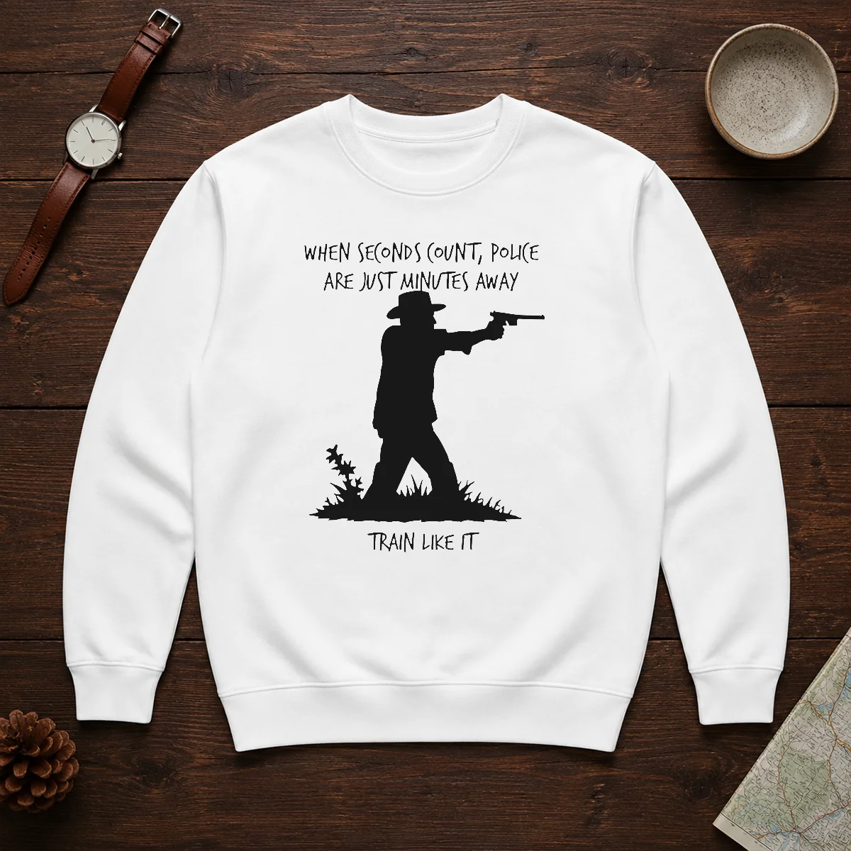 Funny When Seconds Count Police Are Just Minutes Away Train Like It Sweater