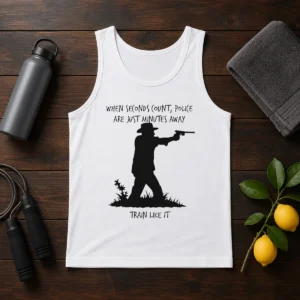 Funny When Seconds Count Police Are Just Minutes Away Train Like It Tank Top
