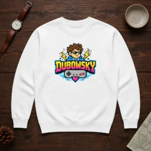 Good Dubowsky Pixel Art Gamer Controller Retro Logo Sweater