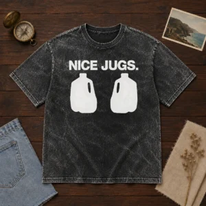 Good Jugs Milk Gallon Sarcastic Washed T-Shirt