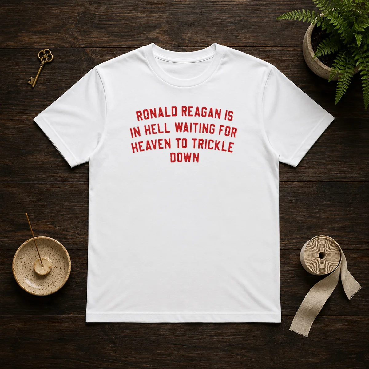Good Ronald Reagan Is In Hell Shirt Good Ronald Reagan Is In Hell Shirt