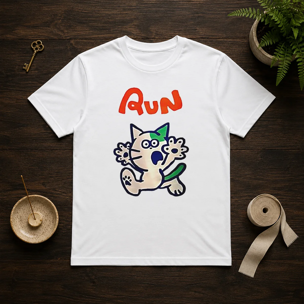 Good Running Scared Cartoon Cat Shirt Good Running Scared Cartoon Cat Shirt