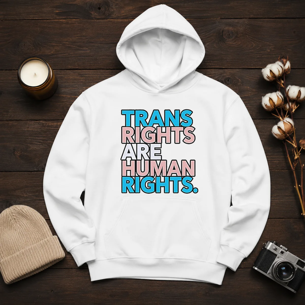 Good Trans Rights Are Human Rights LGBTQ Pride Hoodie