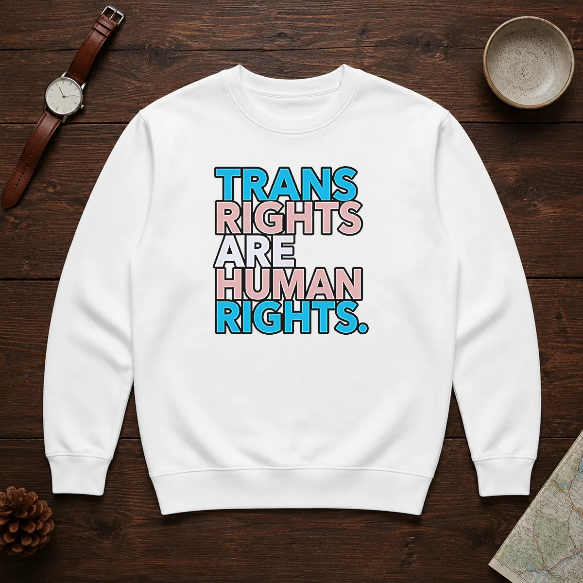 Good Trans Rights Are Human Rights LGBTQ Pride Sweater