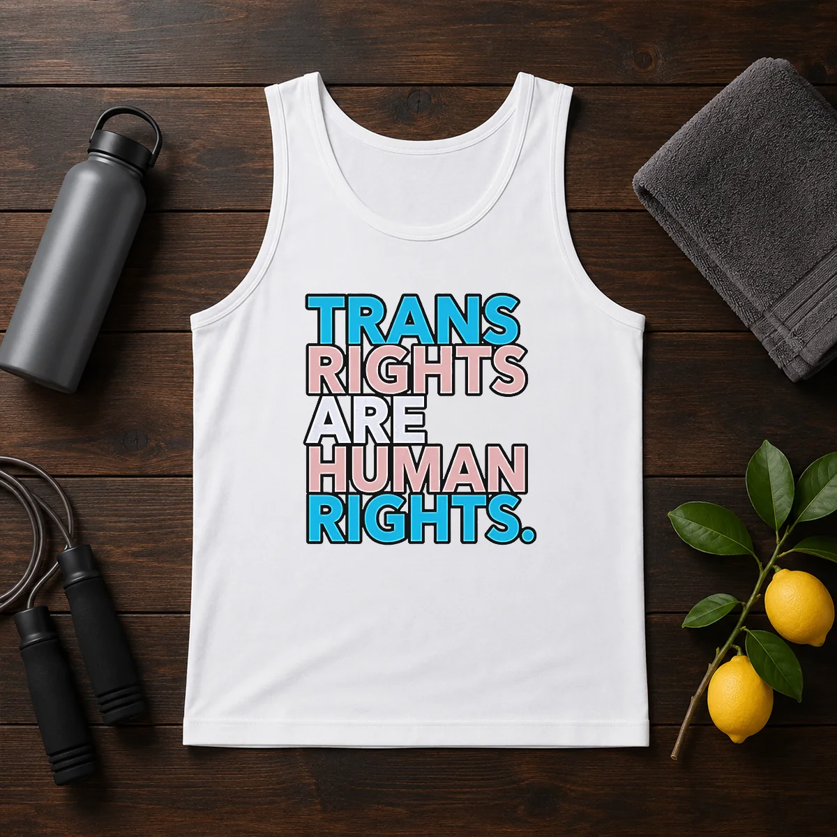 Good Trans Rights Are Human Rights LGBTQ Pride Tank Top