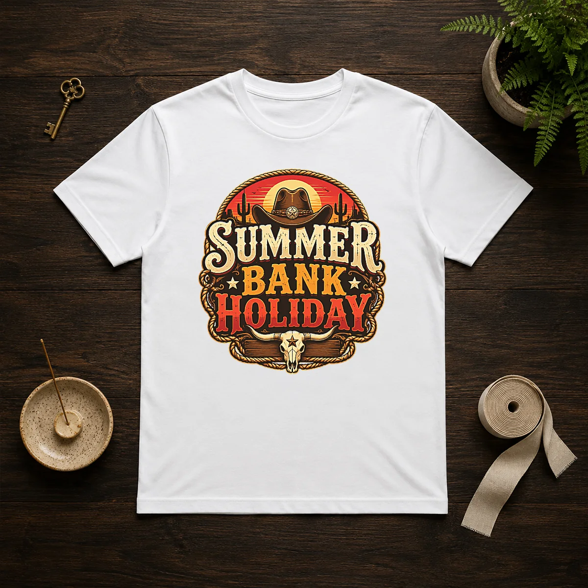Good Western Cowboy Summer Bank Holiday Shirt Good Western Cowboy Summer Bank Holiday Shirt