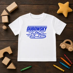 Hot Dubowsky Sneaker Speed Lines Minimalist Logo Kids T-Shirt