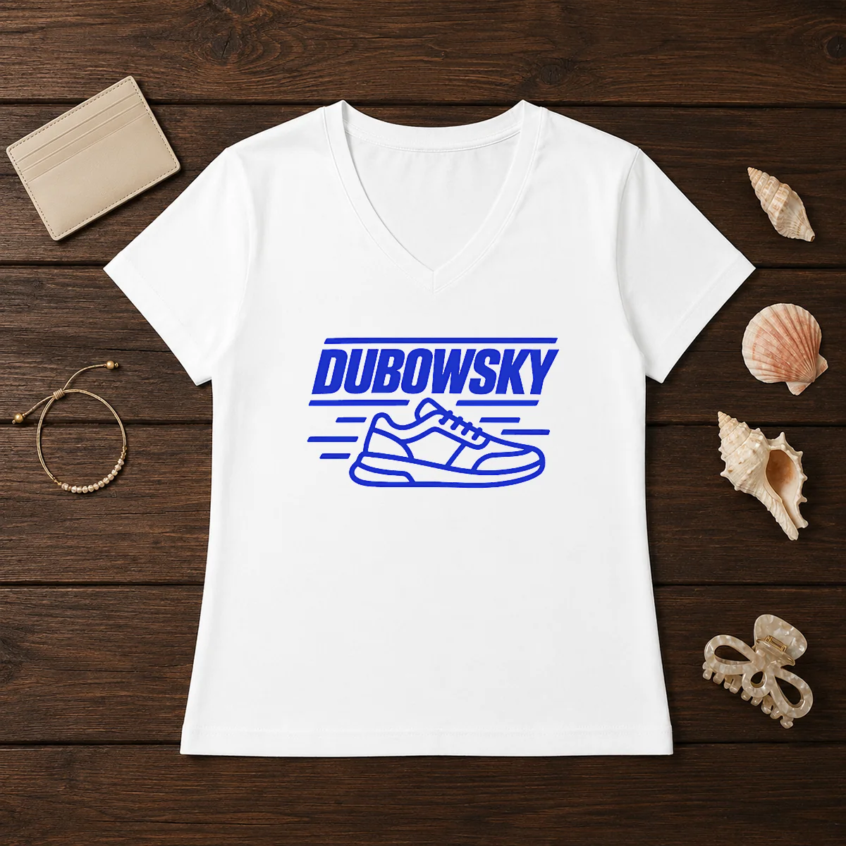 Hot Dubowsky Sneaker Speed Lines Minimalist V-Neck Shirt Hot Dubowsky Sneaker Speed Lines Minimalist V-Neck Shirt