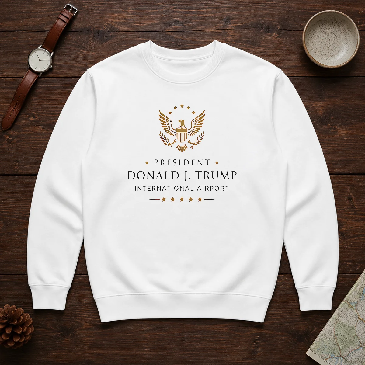 Hot President Donald J Trump Internationanl Airport Sweater