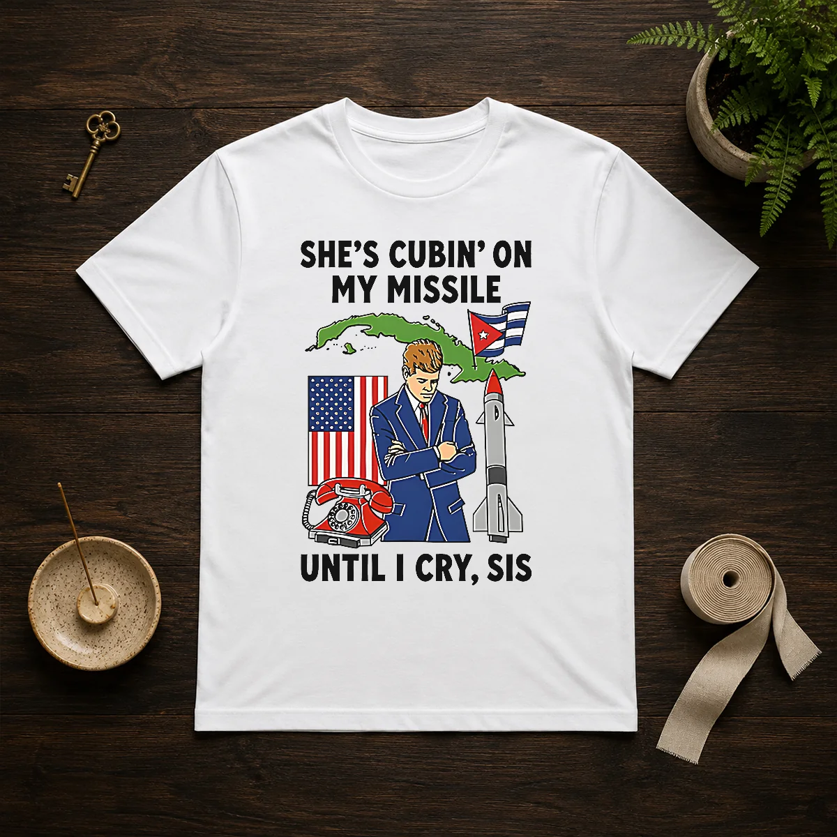 Nice She'S Cubin' On My Missile Shirt Nice She'S Cubin' On My Missile Shirt