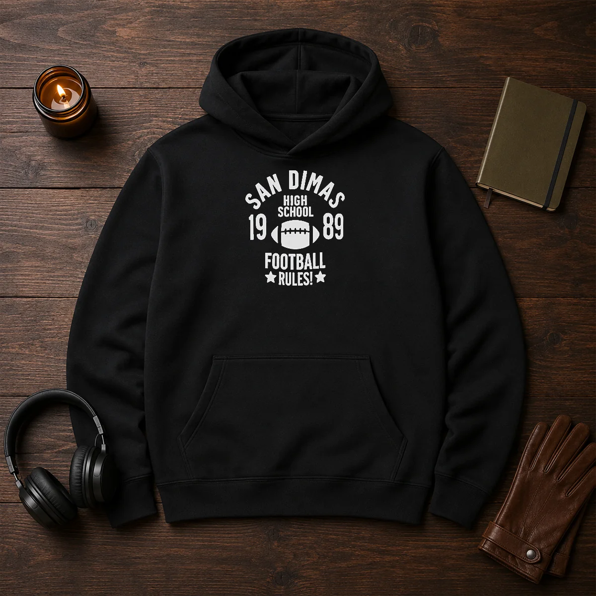 Official Brandon Walker San Dimas High School 1989 Football Rules Hoodie