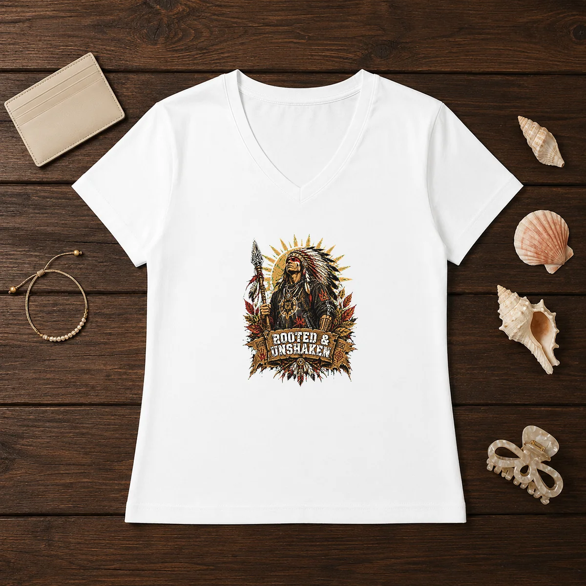 Official Indigenous Peoples Day Rooted Pride V-Neck Shirt Official Indigenous Peoples Day Rooted Pride V-Neck Shirt
