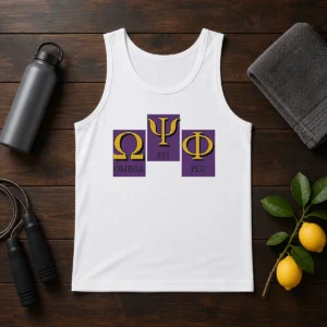 Official Omega PSI PHI Logo Tank Top