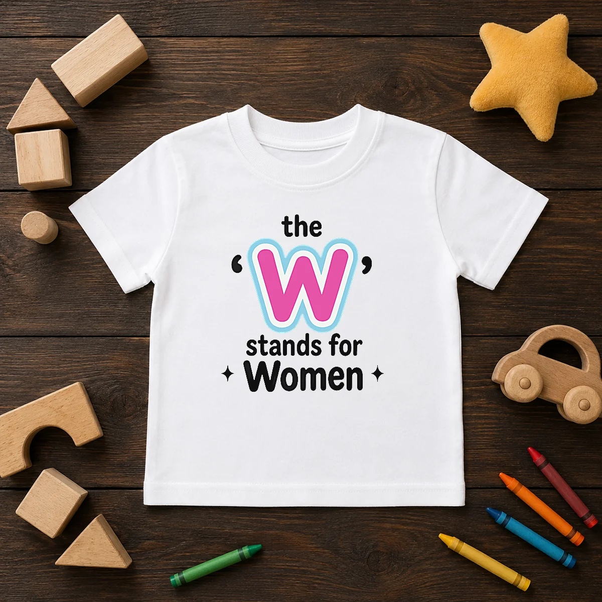 Official The W Stands For Women Kids T-Shirt