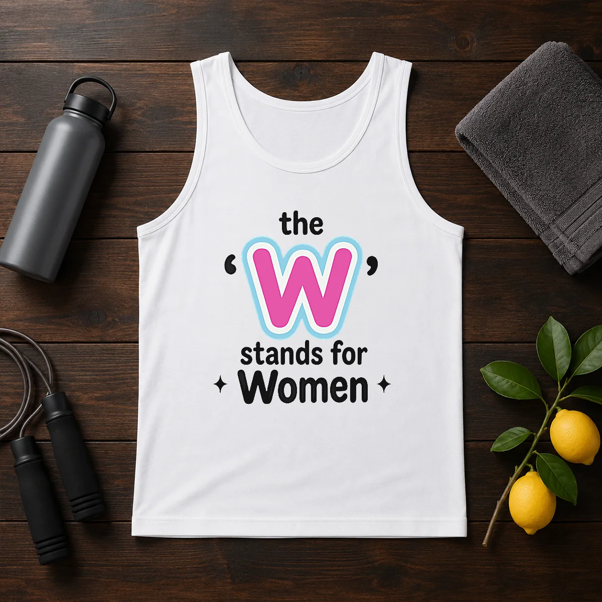 Official The W Stands For Women Tank Top