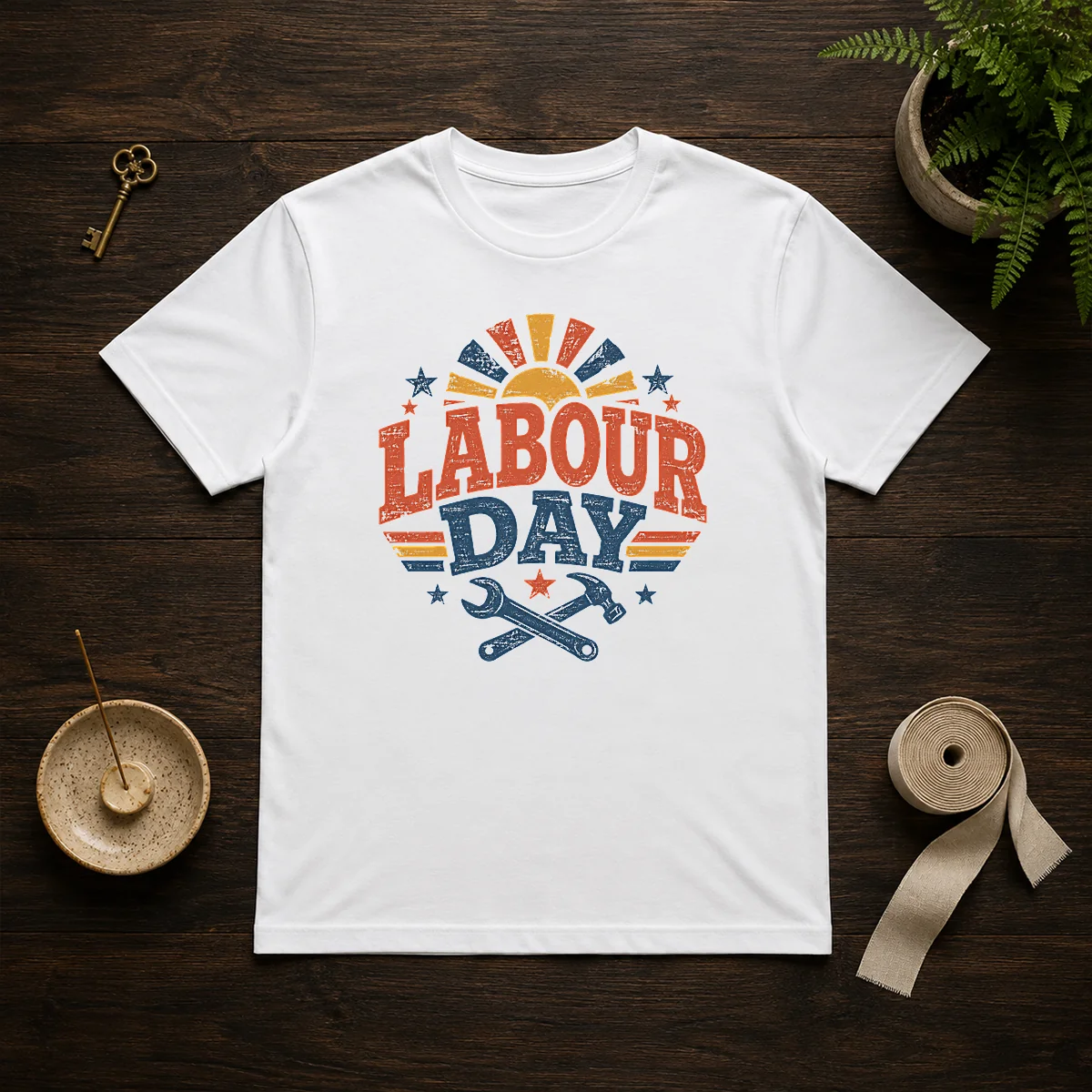 Official Vintage Retro Labour Day Sunburst Shirt Official Vintage Retro Labour Day Sunburst Shirt