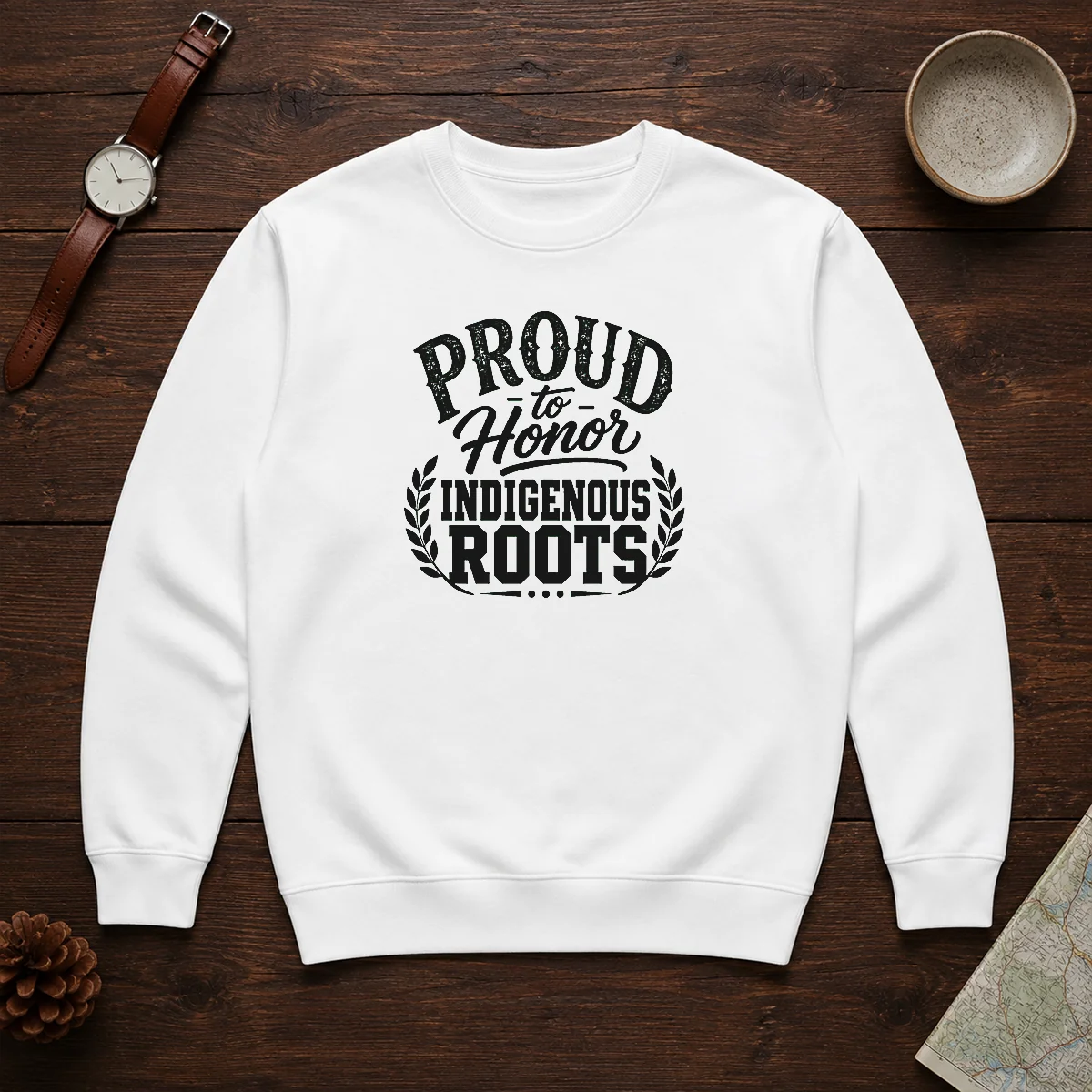 Original Indigenous Peoples Day Pride Silhouette Sweater