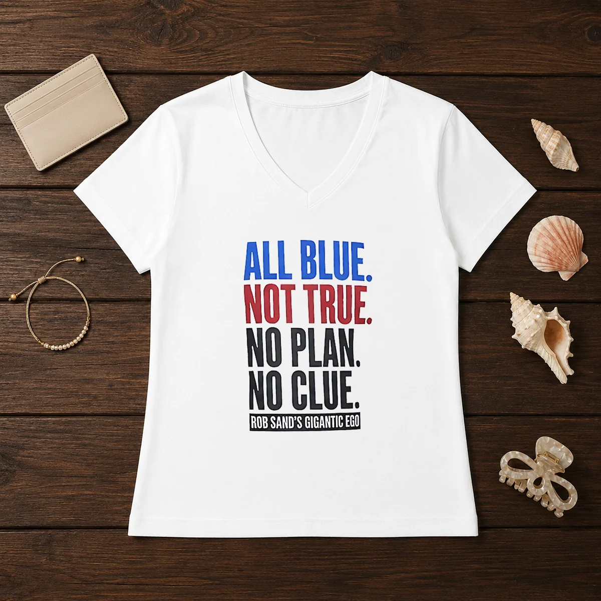 Original Rob Sand'S Gigantic Ego All V-Neck Shirt Original Rob Sand'S Gigantic Ego All V-Neck Shirt