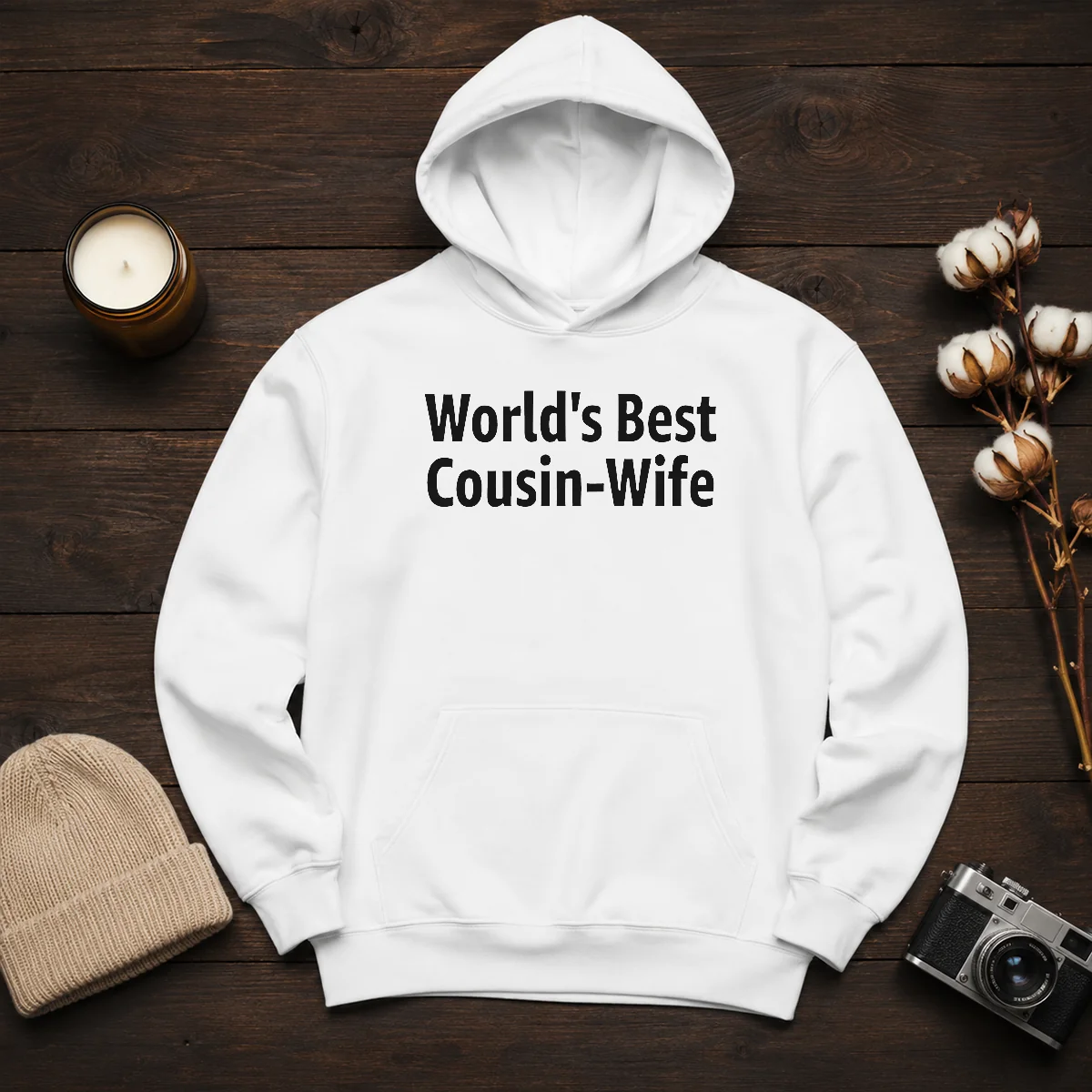 Original World'S Best Cousin Wife Wife Hoodie