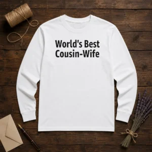 Original World'S Best Cousin Wife Wife Long Sleeve Shirt