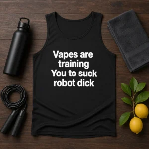 Premium Vapes Are Training You To Suck Robot Dick Tank Top