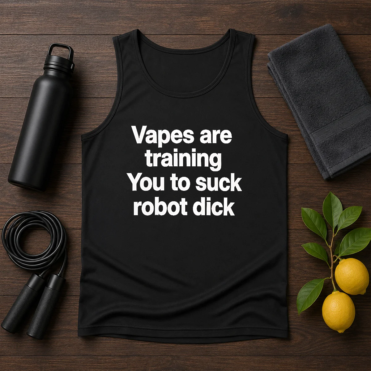 Premium Vapes Are Training You To Suck Robot Dick Tank Top