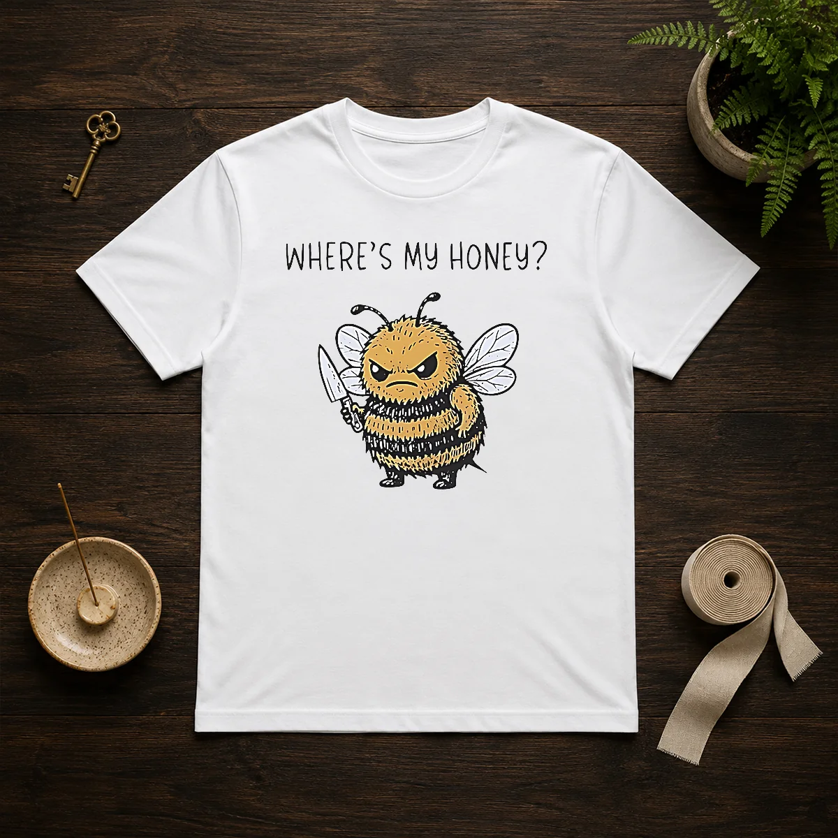 Premium Where'S My Honey Angry Bee Shirt Premium Where'S My Honey Angry Bee Shirt