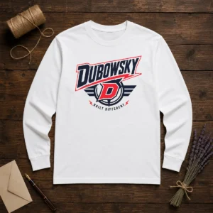 Pretty Dubowsky Built Different Lightning Bolt Sports Logo Long Sleeve Shirt